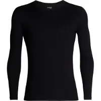Icebreaker - Underställ - M Merino 260 Oasis LS Crewe Black för UnisexUll - Storlek XXL - Svart