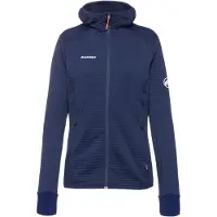 Mammut - Fleece dam - Taiss Light ML Hooded Jacket Women Marine för Unisex - Storlek XS - Marinblå