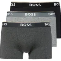BOSS Boxershorts 'Power' mörkgrå / gråmelerad / svart / vit