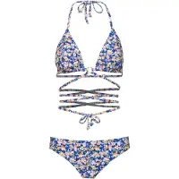 Buffalo Bikini blå / ljusgul / orange / rosa