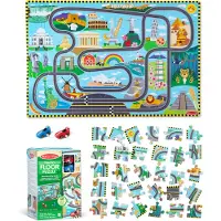 Melissa & Doug Racerbanepussel 48 Bitar
