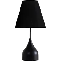 LUCANDE Bordslampa , Luoti, Svart, Vardagsrum, Tyg / textil, Modern