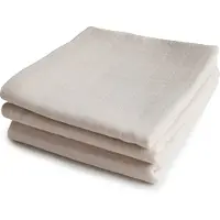 PAP mushie Muslin babyklder | 100 % ekologisk bomull | 23,5" x 23,5" (dimma) 3-pack