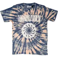 Ginza.se Soundgarden: Unisex T-Shirt/Logo Swirl (Blue) (Wash Collection) (Small)