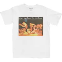 Ginza.se Rage Against The Machine: Unisex T-Shirt/Anger Is A Gift (White) (Back Print) (Small)