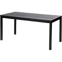 Cinas Rosenborg bord Svart Mahogny 165 x 80 cm