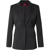 HUGO för kvinnor. 50516447 Blazer Atana svart (36), Casual, Parti, Syntetisk, Klassisk