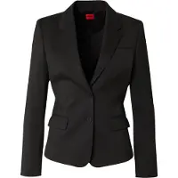 HUGO för kvinnor. 50516131 Aredana blazer svart (36), Casual, Parti, Syntetisk, Klassisk