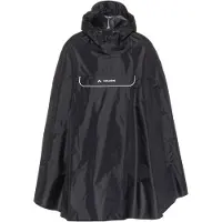 Vaude Unisex Valdipino Rain Poncho Black