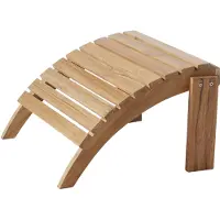 Cinas Adirondack fotpall teak