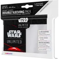 GameGenic Star Wars Unlimited Double Sleeving Pack - Space Red