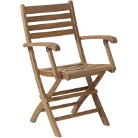 Cinas York fällstol teak