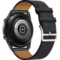 Beline Watch strap 20mm Hermes Leather black /black box