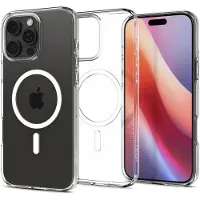 Spigen Liquid Crystal Mag MagSafe iPhone 16 Pro-fodral - Klar