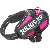 Julius-K9 K9 IDC sele, str. Baby 2, mörkrosa, 33-45 cm