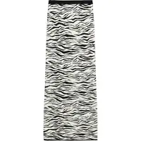 Bershka Kjol svart / vit