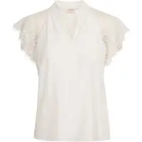 Cream Blus 'Nola' vit
