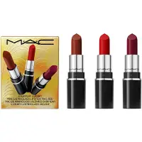 MAC Everyday Luxury Mini Lusterglass Red Set (Trio läppstift)