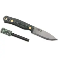Casström No.8 SFK - Grön Micarta med Tändstål