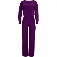 Winshape Jumpsuit ' JS101LSC ' plommon