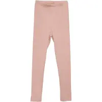 Minymo Leggings - Rib - Misty Rose - - 8 år (128) - Leggings