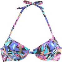 Bench Bikiniöverdel cyanblå / mörklila / rosa / svart