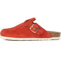 Bayton Pantolette 'MILKY' brun / guld