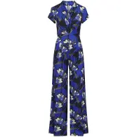 HotSquash Jumpsuit blå / svart / vit