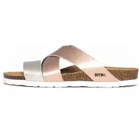 Bayton Pantolette brun / brons / svart / silver