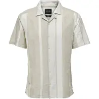 Only & Sons Skjorta 'Caiden' khaki / vit