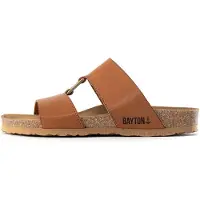 Bayton Pantolette 'Navia' konjak / svart