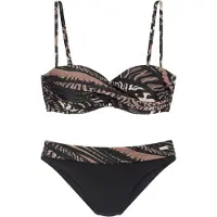 LASCANA Bikini brun / svart