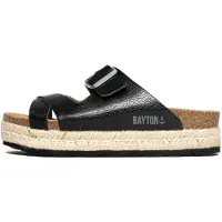 Bayton Pantolette 'Tenerife' grå / svart
