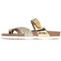 Bayton Pantolette 'Diane' guld / silver