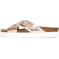 Bayton Pantolette 'Ajax' roséguld / rosa / svart