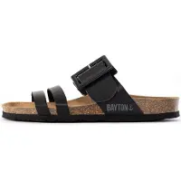 Bayton Pantolette 'Ferrol' brun / mörkgrå / svart