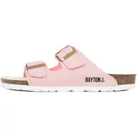Bayton Pantolette 'Atlas' brun / ljusrosa