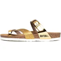 Bayton Pantolette 'Diane' guld / svart