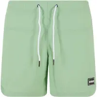 Urban Classics Badshorts grön / svart / vit