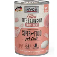 Mac'S Ekonomipack: Cat 24 x 400 g - Kitten kalkon & kanin