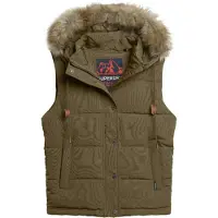 Superdry Everest Faux Fur Väst