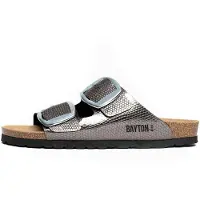 Bayton Pantolette 'Alicante' grå / svart