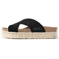 Bayton Pantolette 'Penelope' beige / svart