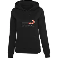 Merchcode Sweatshirt 'Christmas Loading' röd / svart / vit