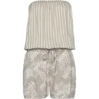 LASCANA Jumpsuit grå / vit