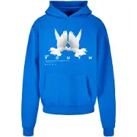 Lost Youth Sweatshirt 'Dove' kobaltblå / grå / vit