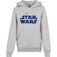Mister tee Star Wars Blue Logo Tröja Med Huva