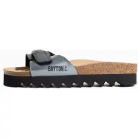 Bayton Pantolette 'Calypso' svart / silver