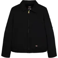 Dickies Jacka m. Fleece - Beskuren - Eisenhower - Svart - - 10-12 år (140-152) - Övergångsjacka