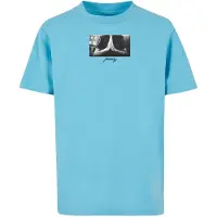 Mister tee T-shirt 'Pray' blå / grå / svart / vit